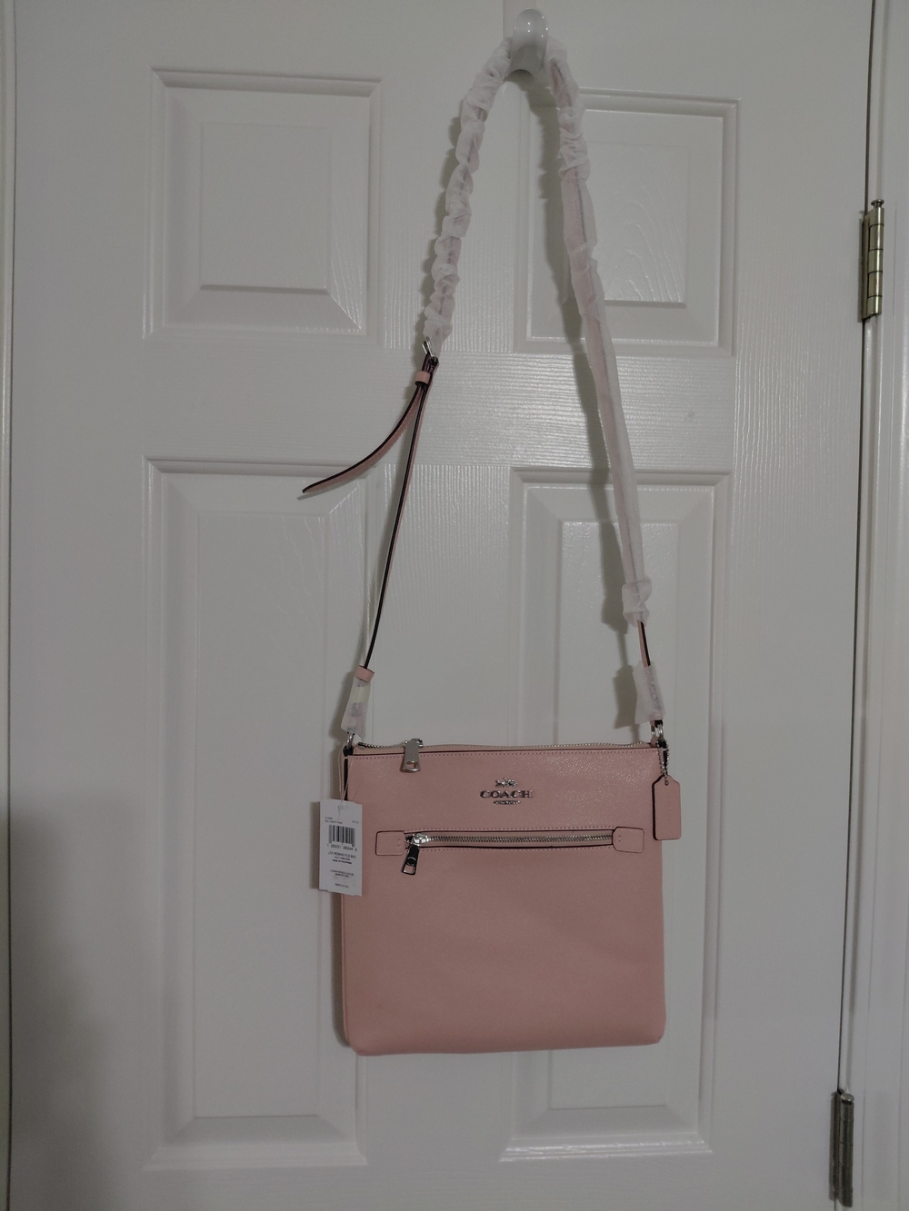Coach Blush Pink Leather Crossbody Bag